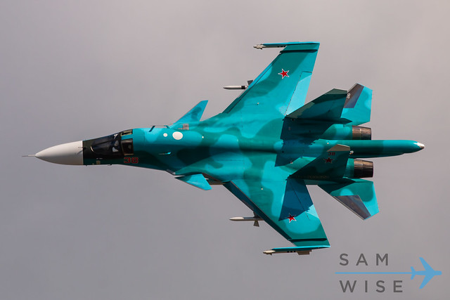 Russian Air Force Su-34 Fullback '38 Red'