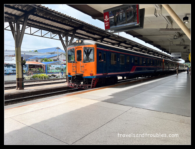 Nieuwe Thaise trein