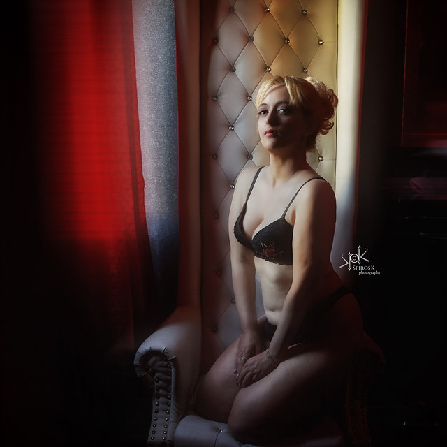 Black Lingerie, with Rodoula, by SpirosK photography