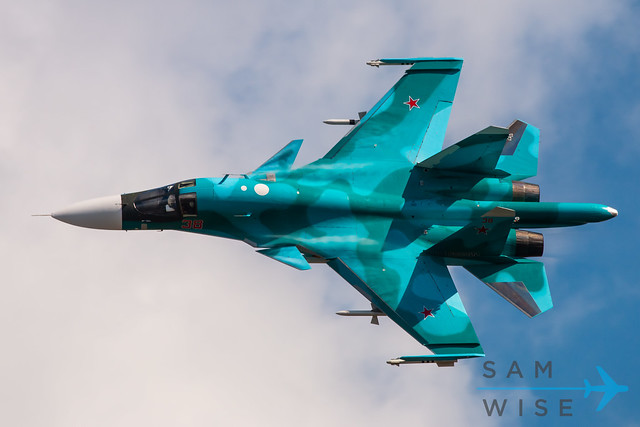 Russian Air Force Su-34 Fullback '38 Red'