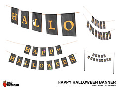 Happy Halloween Banner @ Mainstore