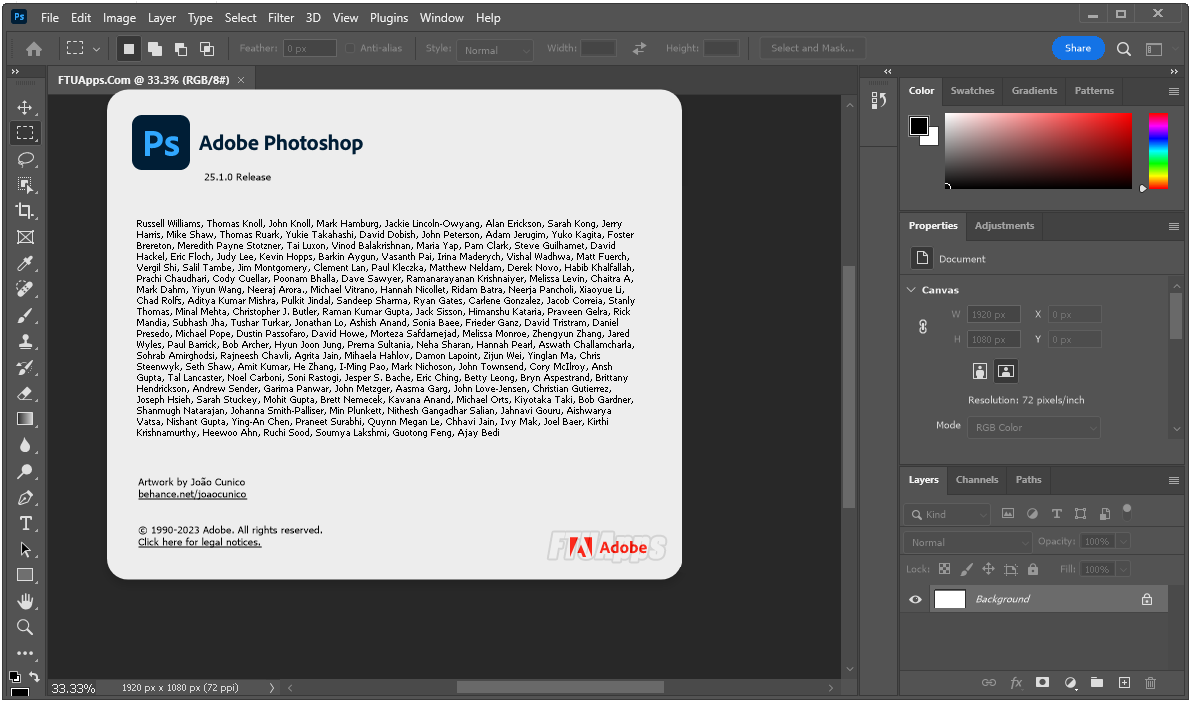 Working with Adobe Photoshop 2024 v25.1.0.120 full license