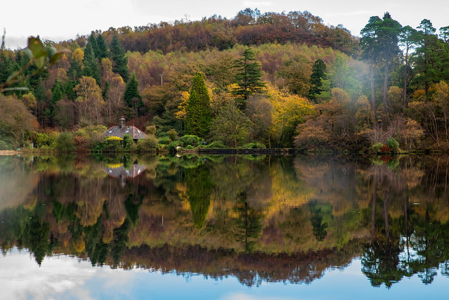 Llyn Mair autumn reflections