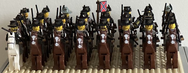 Lego Confederate cavalry (CSA) 1st Virginia Volunteer Cavalry Regiment