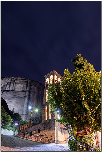 Church Tower at Vigil beneath Meteora, Greece