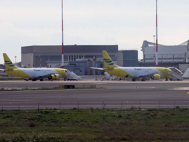 Postal 737s Parked at Rome - 31st October 2023