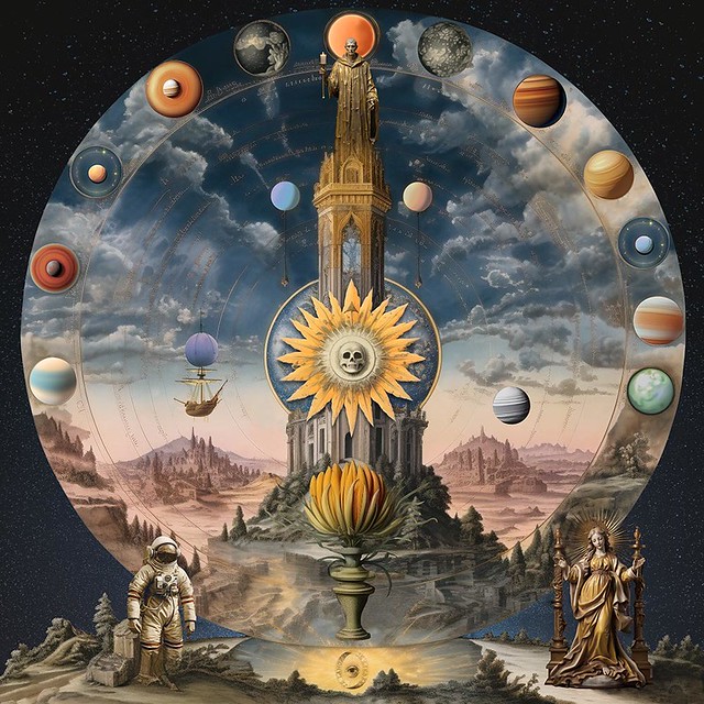 A circular diagram of esoteric science