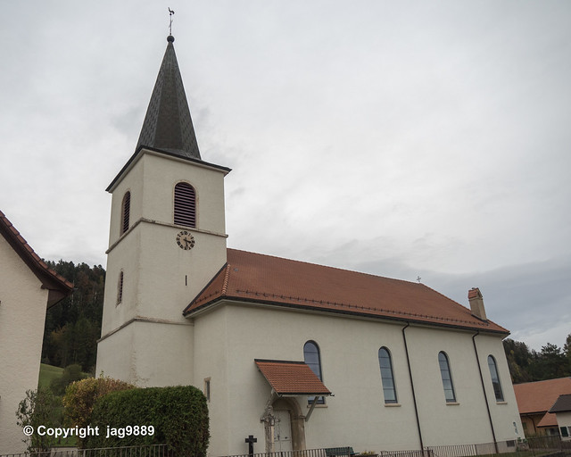 Church of Epauvillers, Clos du Doubs, Canton of Jura, Switzerland