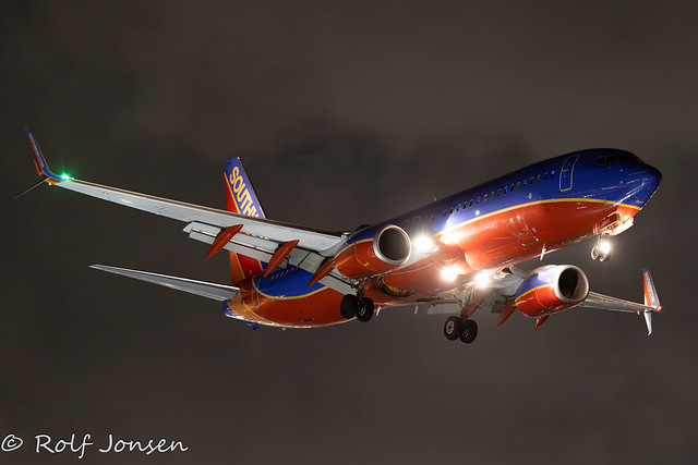 N8640D Boeing 737-800 Southwest Airlines Los Angeles Airport KLAX 23.02-23
