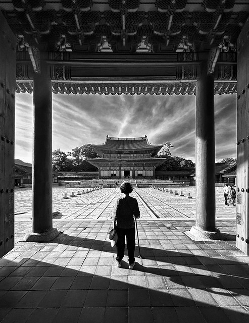 Late afternoon in the Palace, Seoul