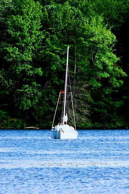 Sailboat in the Gatineau River
