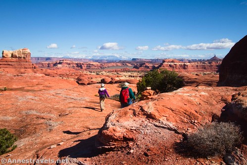Hiking the Peek-a-boo Trail, Needles District of Canyonlands National Park, Utah