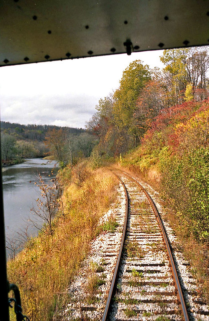 Vermont Fall Foliage From a Train