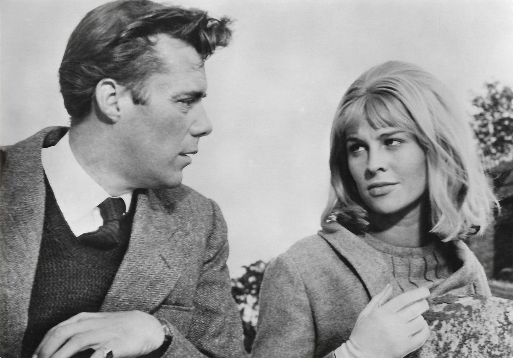 Julie Christie and Dirk Bogarde in Darling (1965)