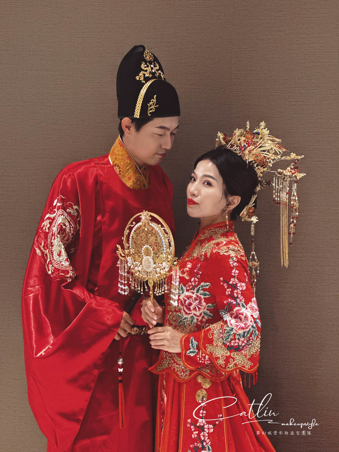 【新秘Catlin】bride靜儀 訂結婚造型 / 韓系,中式娘娘