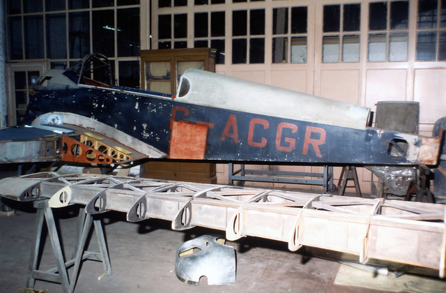 G-ACGR, Percival D.3 Gull Four, Brussels, June 1975