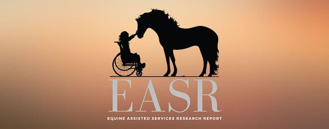 EASR logo, wide WITH NAME SPELLED OUT BELOW Equine Assisted Services Research Report logo (1980 × 780 px)
