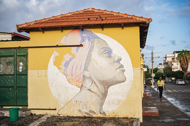 Street art in Tarrafal - Santiago island - Cape Verde