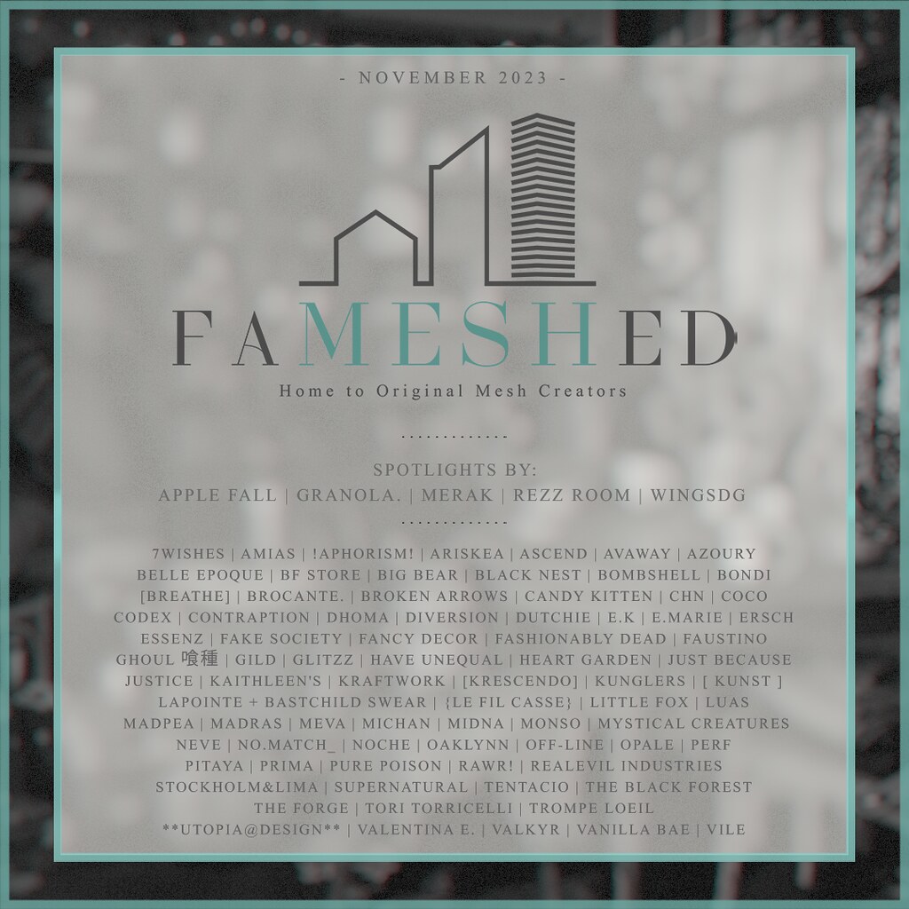 FaMESHed – November 2023