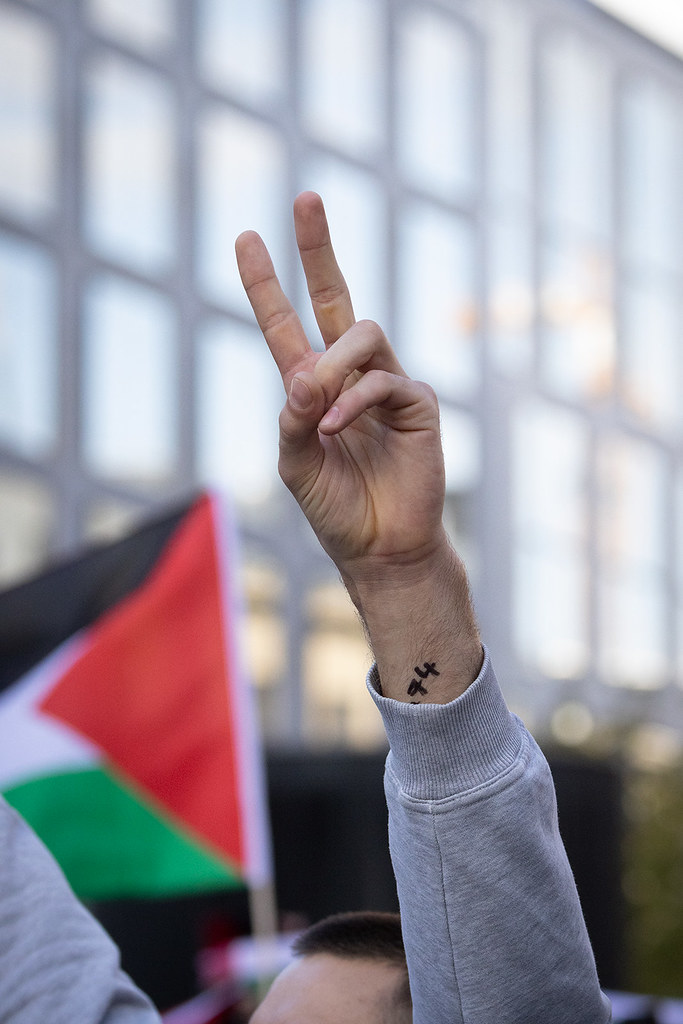 14.10.2023 Pro-Palästina-Proteste in Frankfurt am Main