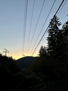 Sunset over Cougar Mountain from Squak Mountain