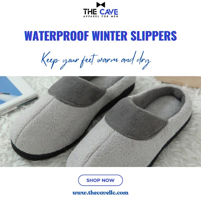 Waterproof Winter Slippers
