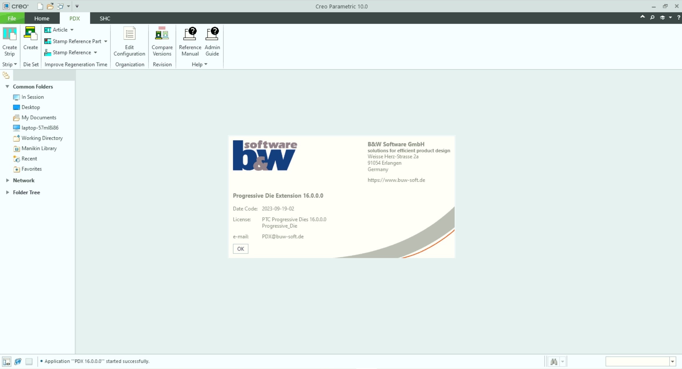 Working with BUW PDX (Progressive Die Extentions) 16.0.0.0 for Creo Parametric 4.0.x-10.0.x full