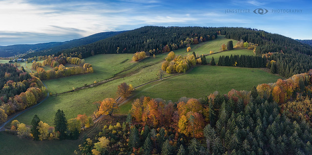 Wonderful autumn, wonderful Bohemian Forest  ·  ·  ·   (DJI_0216-0220 Panorama)  ·  ·  *explored*