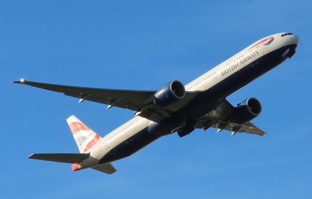 British Airways 269, B777-336ER (G-STBK) LHR To LAX, Departing Heathrow 15/10/23
