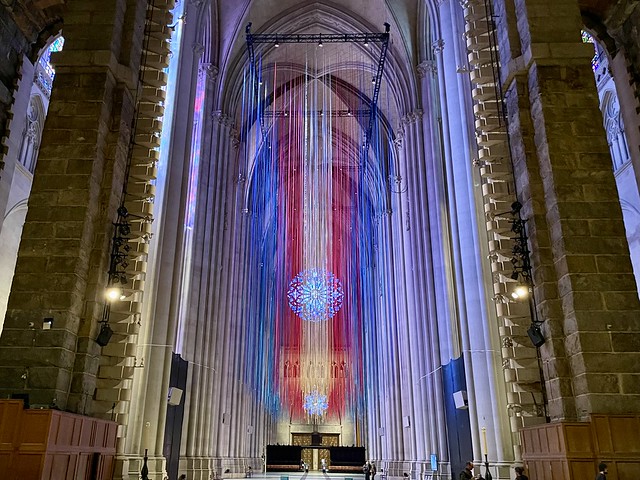 New York City-Cathedral Church of St. John the Divine Navel•Divine Pathways Installation by Anne Patterson