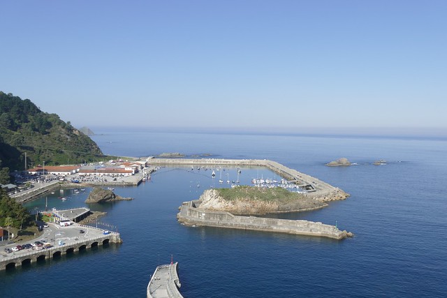 Cudillero's harbor from the Mirador de la Garita