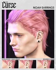 Mesh earrings "Noah"