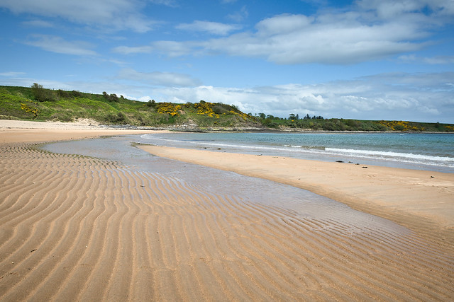 Sugar sands beach, Northumberland, England, UK