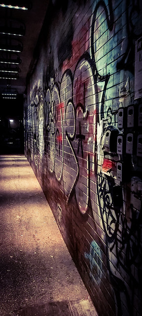Graffiti alley.