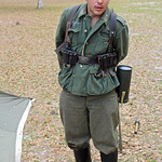 German Reenactor,  World War II Weekend, Dade Battlefield State Park Guy in Wehrmacht uniform.