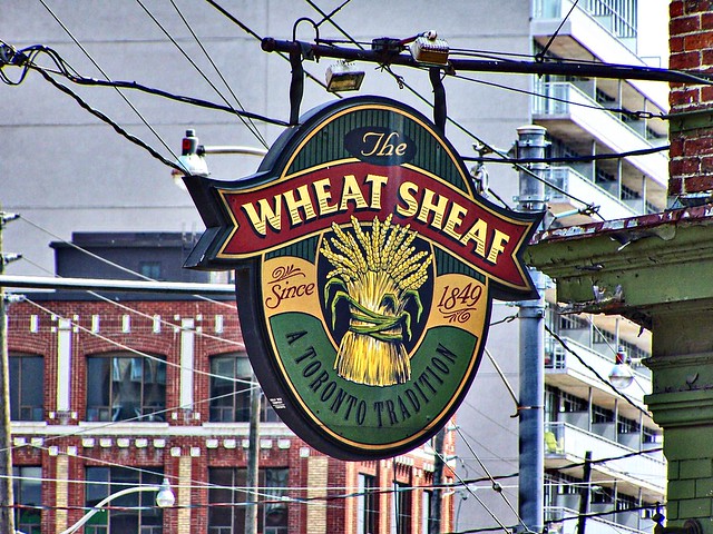 Toronto Ontario - Canada - Wheat Sheaf Tavern Since 1849 - Taken 2007 - King Street W & Bathurst Street - Historic Landmark