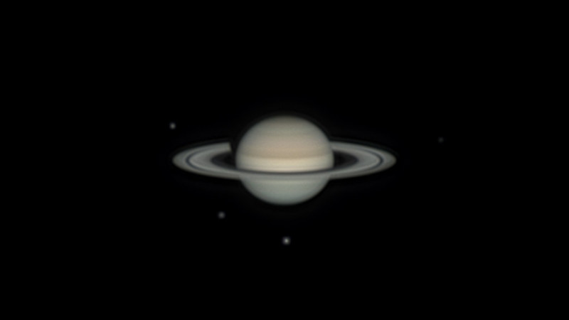 土星と衛星 (2023/11/1 19:12)