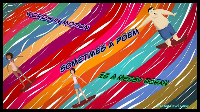 Words in Motion comic poem