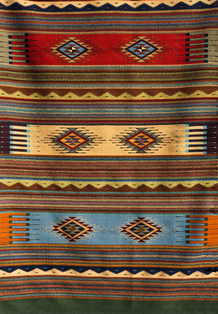 Indian Weave Rug, Palm Desert California