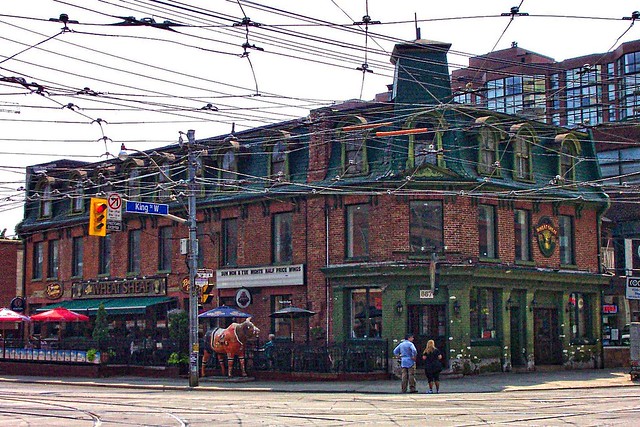 Toronto Ontario - Canada - Wheat Sheaf Tavern Since 1849 - Taken 2007 - King Street W & Bathurst Street - Historic Landmark - Moose
