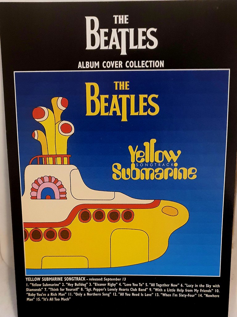 Beatles Album Cover Collection Postcard