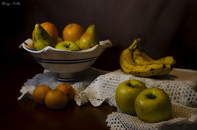 Bodegón de frutas