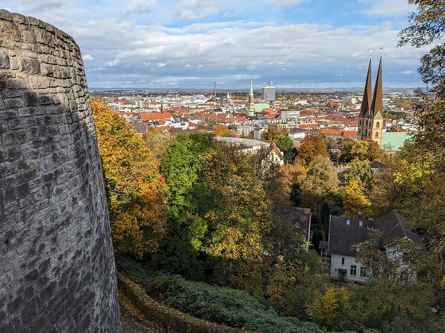 View of Bielefeld from the Sparrenburg Fortress