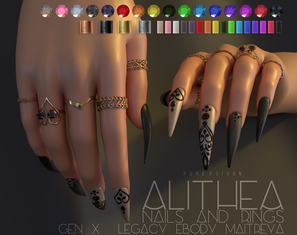 Pure Poison – Alithea Nails and Rings