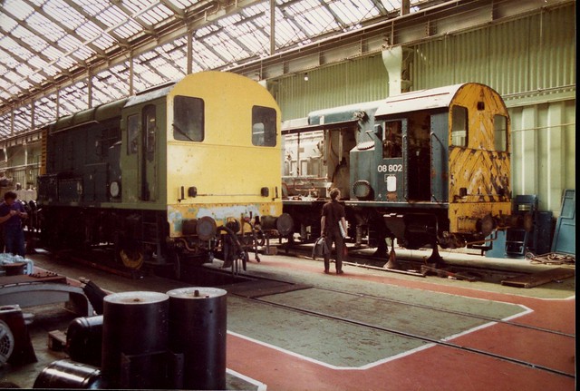 08879 08802 Doncaster Works Open Day 28/07/84.