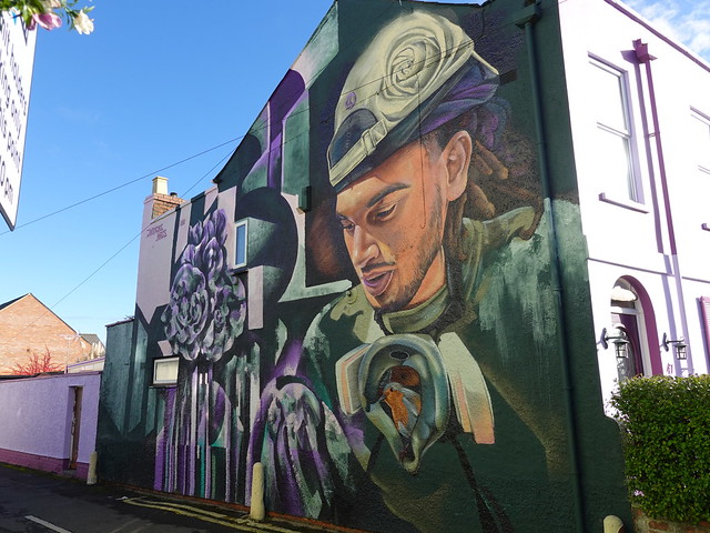 Street art in Malthouse Lane, Cheltenham (artist: Hass & Jordache)