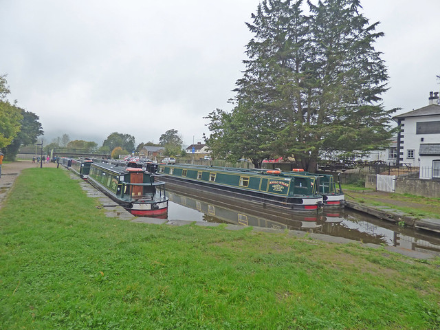 Trevor Basin, Llangollen Canal - narrowboats