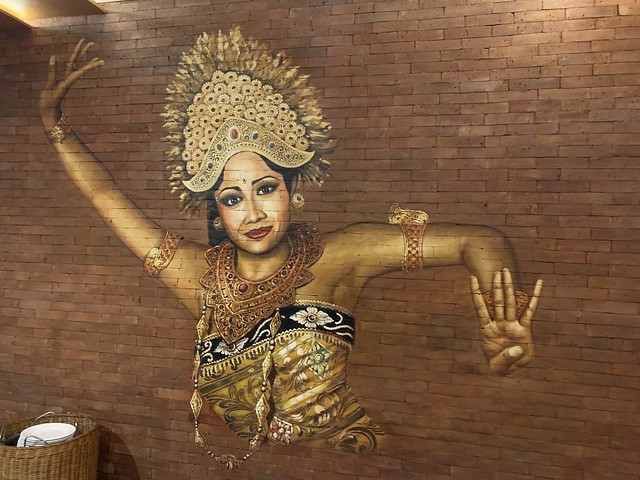 Wall painting at the Nusa Dua