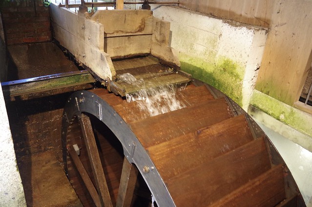 The Town Mill powered by a Waterwheel