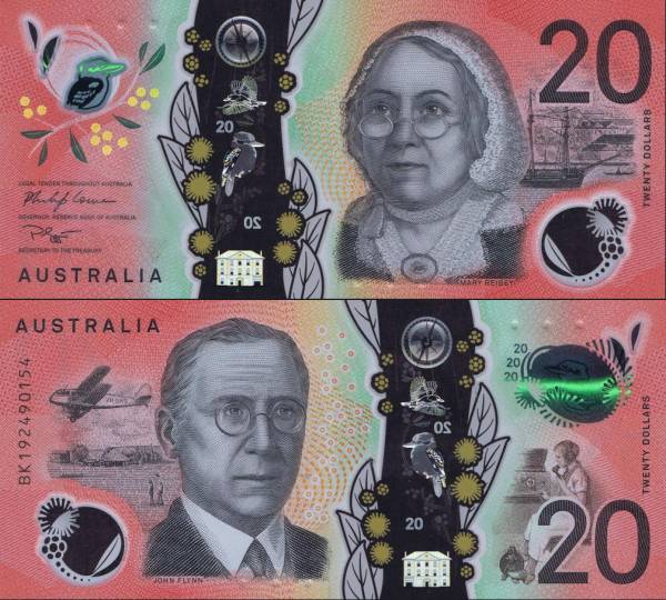 Australia p64 20 Dollars 2019